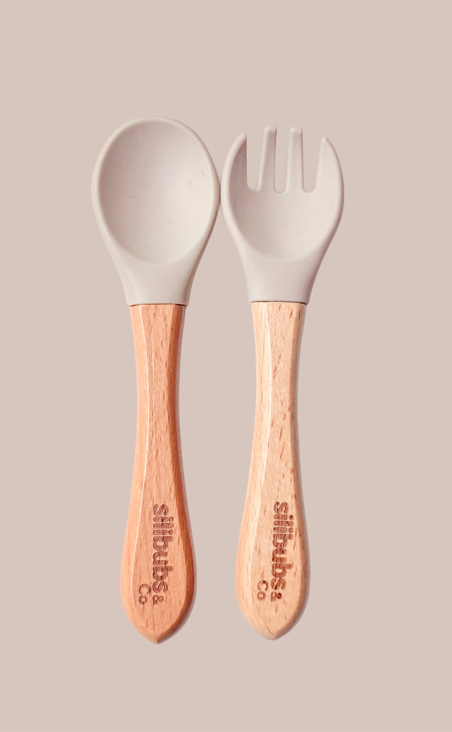 Bamboo Fork and Spoon Set