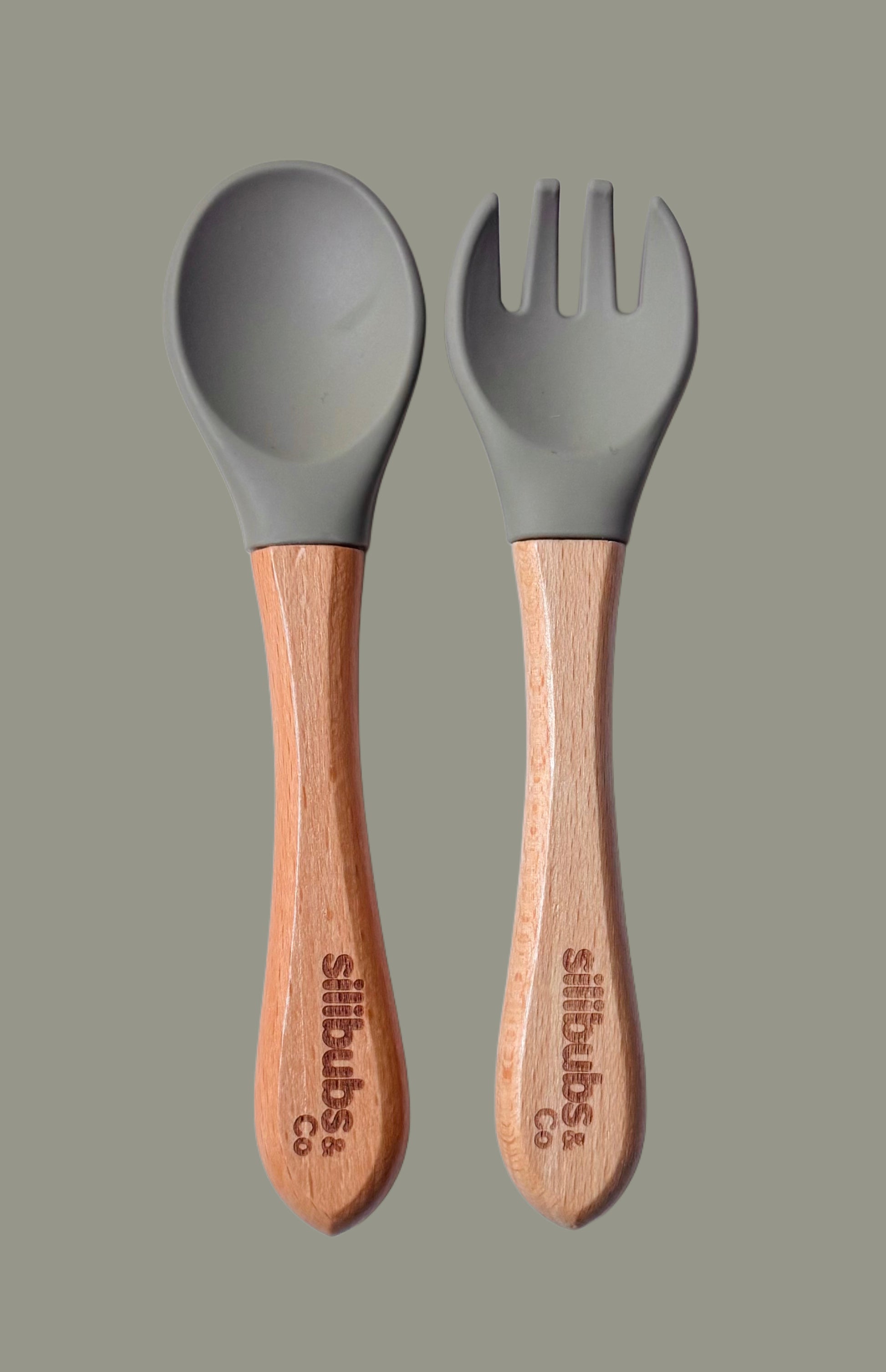 Bamboo Fork and Spoon Set